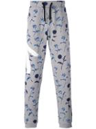 Kenzo 'dandelion' Track Pants, Men's, Size: Small, Grey, Cotton