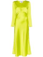 Bernadette Button Front Midi Dress - Green