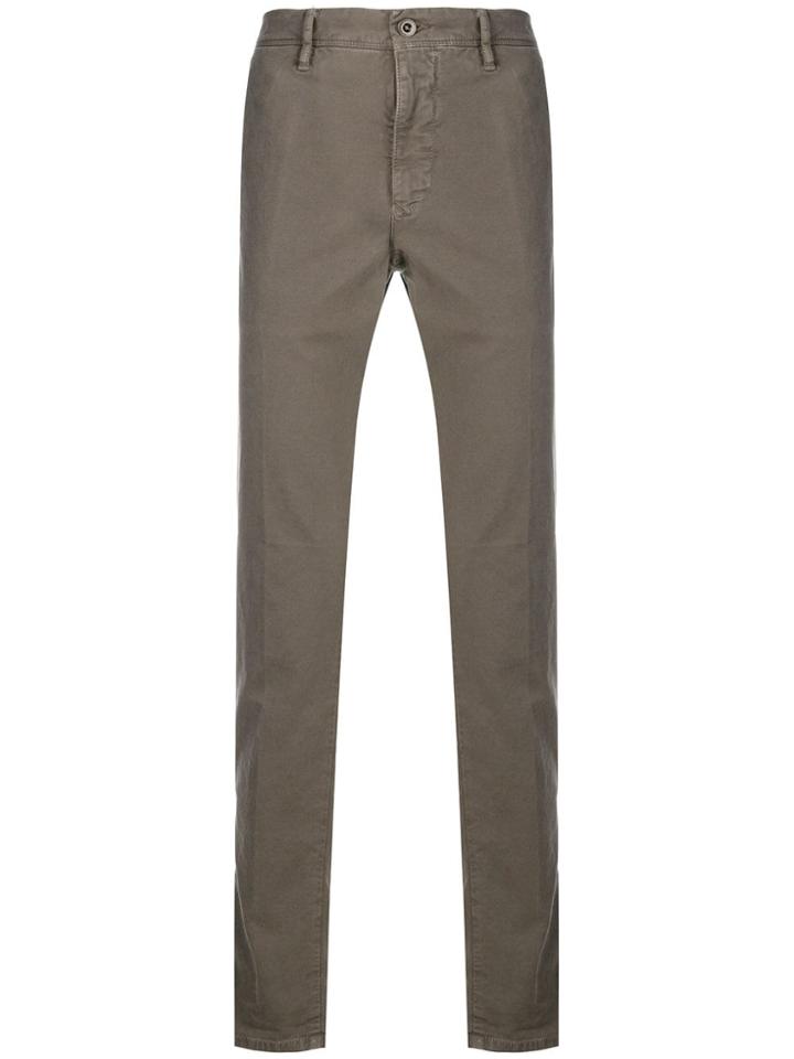 Incotex Regular Cut Chinos - Green
