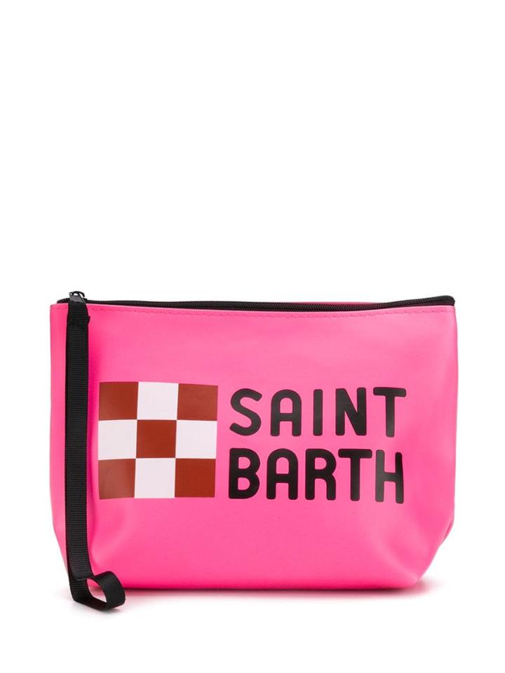 Mc2 Saint Barth Logo Beauty Pouch - Pink