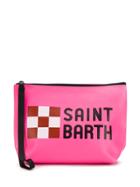 Mc2 Saint Barth Logo Beauty Pouch - Pink