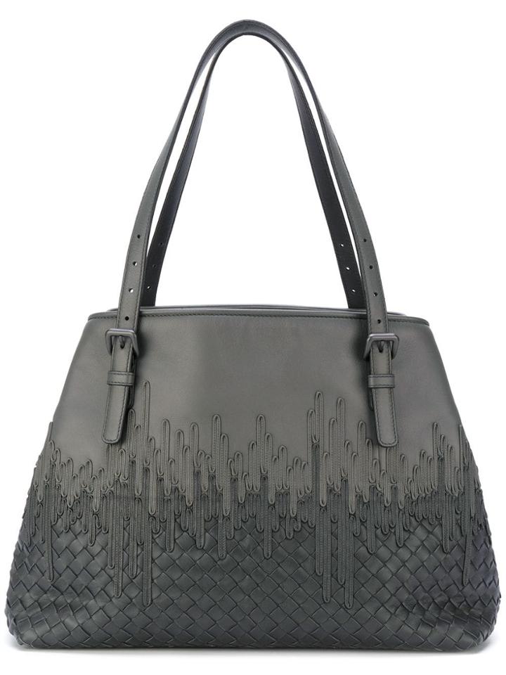 Bottega Veneta Wave Flow Tote Bag - Grey
