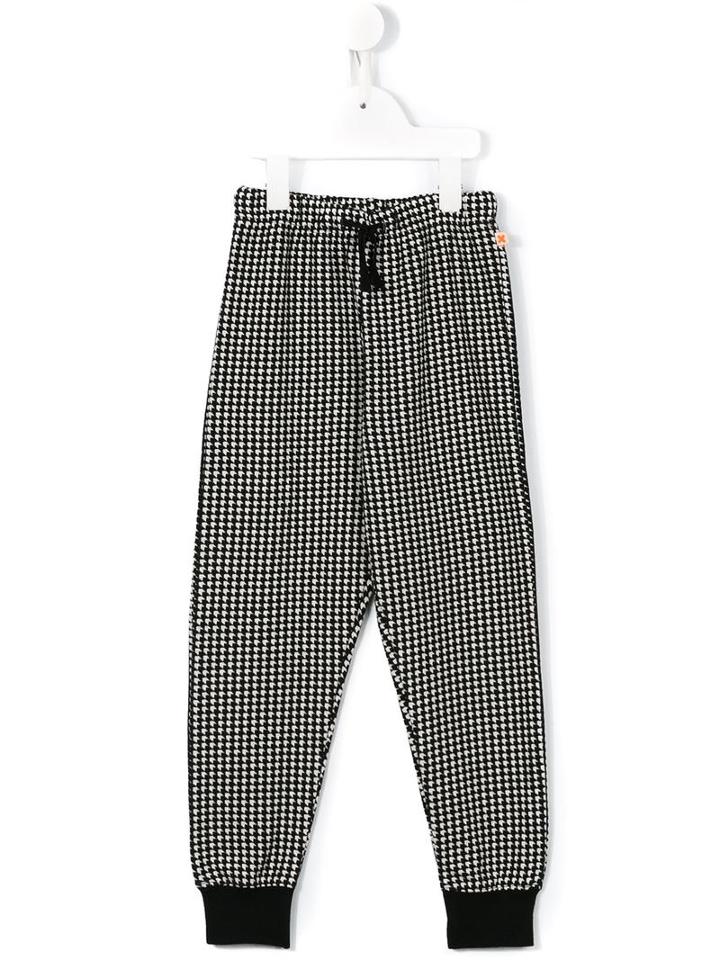Tiny Cottons Houndstooth Pattern Trousers, Boy's, Size: 6 Yrs, White