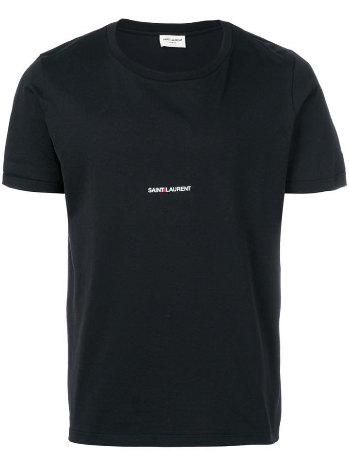 Saint Laurent Logo T-shirt - Black