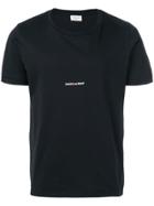 Saint Laurent Logo T-shirt - Black