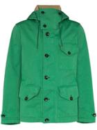 Ten C Hooded Parka Jacket - Green