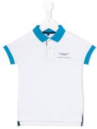 Aston Martin Kids - Logo Print Polo Shirt - Kids - Cotton - 24 Mth, White