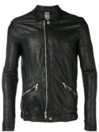 Giorgio Brato Fitted Zip Front Jacket - Black
