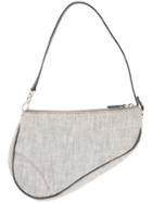 Christian Dior Vintage Saddle Hand Bag - Grey
