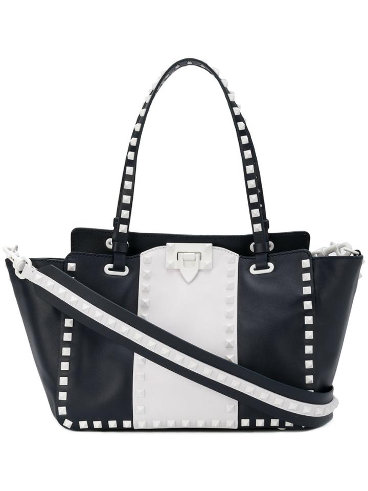 Valentino Valentino Garavani Free Rockstud Trapeze Tote - Blue