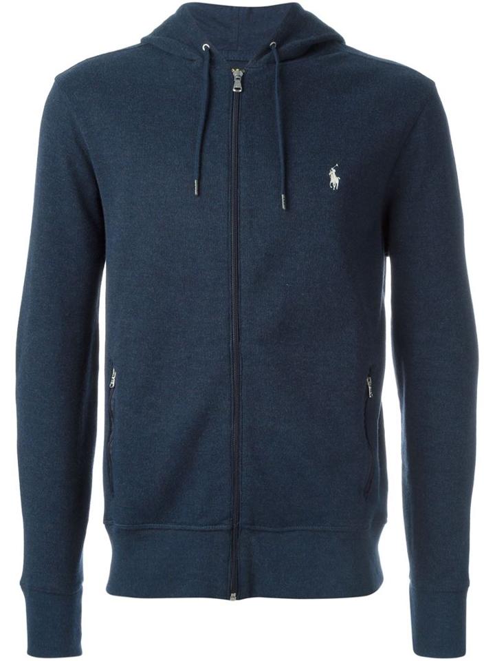 Polo Ralph Lauren Hooded Sweatshirt, Men's, Size: Xxl, Blue, Cotton/polyester