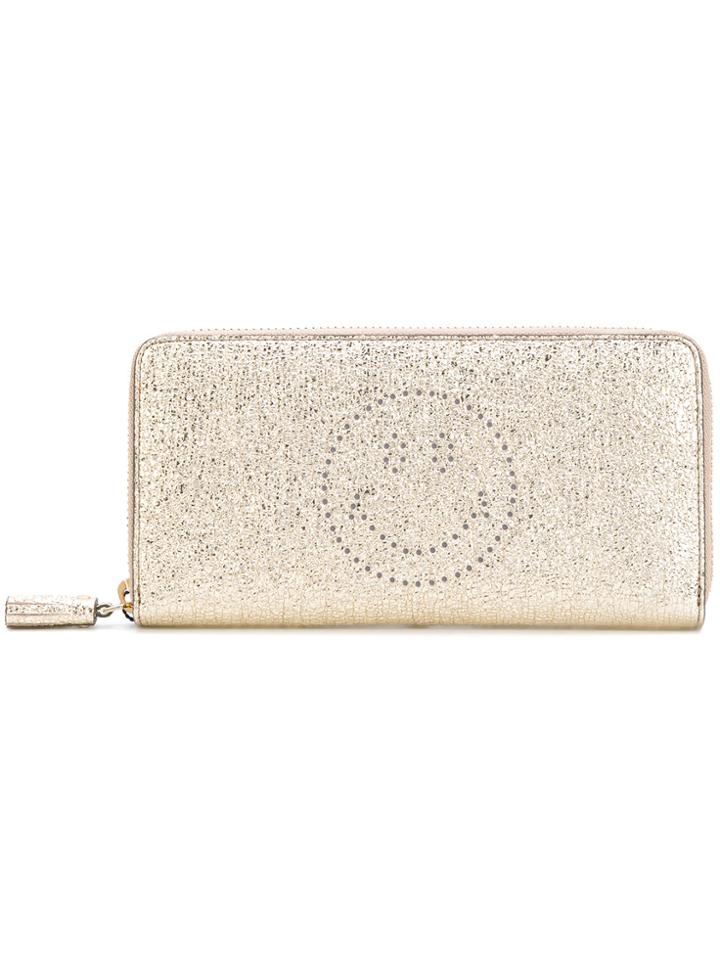 Anya Hindmarch Long 'smile' Wallet - Metallic