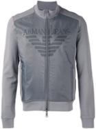 Armani Jeans - Lightweight Zipped Jacket - Men - Cotton/polyamide - Xl, Grey, Cotton/polyamide