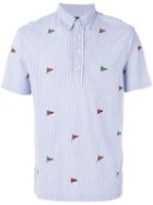 Polo Ralph Lauren - Embroidered Flags Polo Shirt - Men - Cotton - S, Blue, Cotton