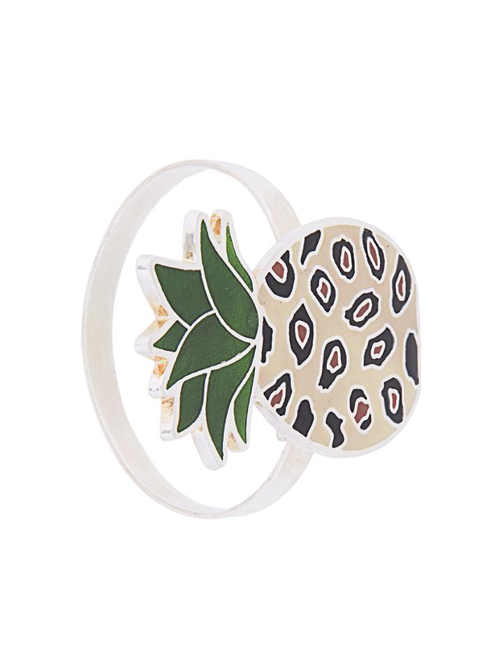 Silhouette Pineapple Bracelet - Metallic