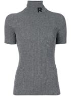 Rochas - R Roll Neck Top - Women - Cashmere - 40, Grey, Cashmere