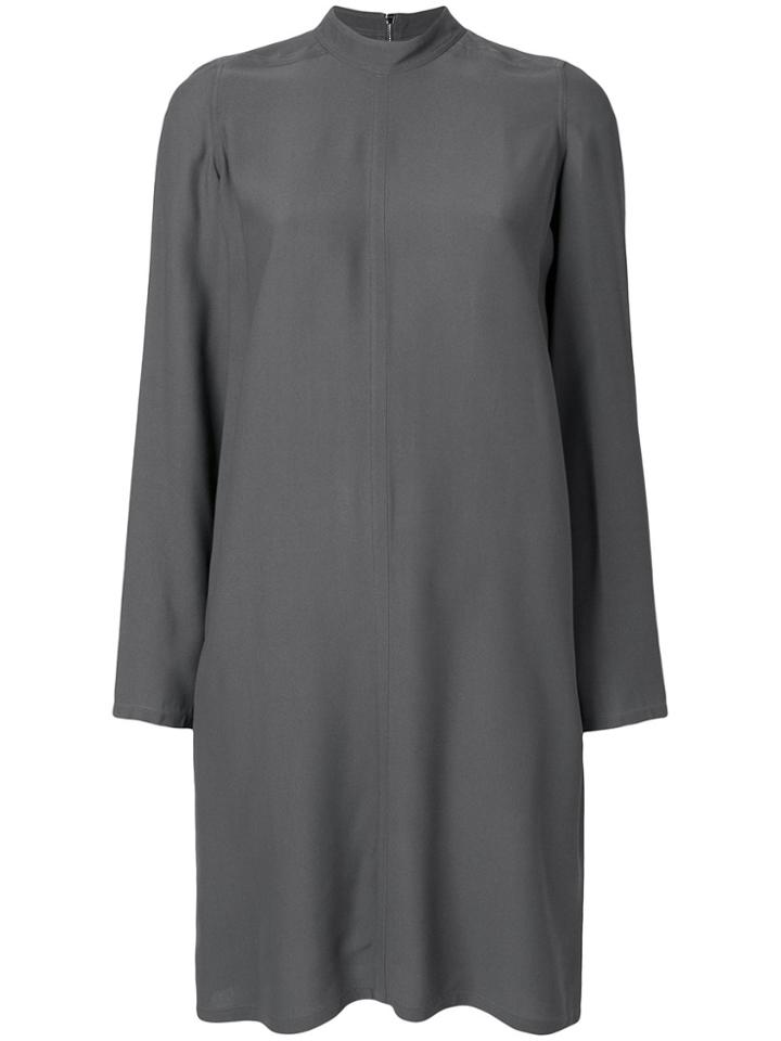 Rick Owens Longsleeved Shirt Dress - Grey