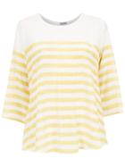 Tufi Duek Printed Silk Top - Yellow & Orange