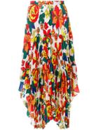 Pringle Of Scotland Sun-ray Pleated Skirt - Multicolour