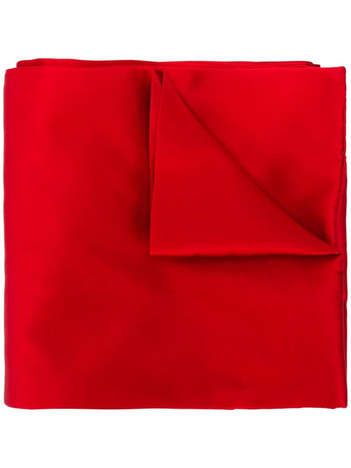 Undercover Long Silk Scarf - Red