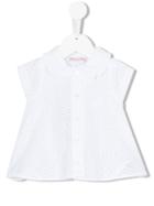 Miss Blumarine - Embroidered Shirt - Kids - Cotton - 9 Mth, White