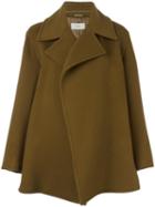 System Short Oversized Coat, Women's, Size: Medium, Brown, Cashmere/wool