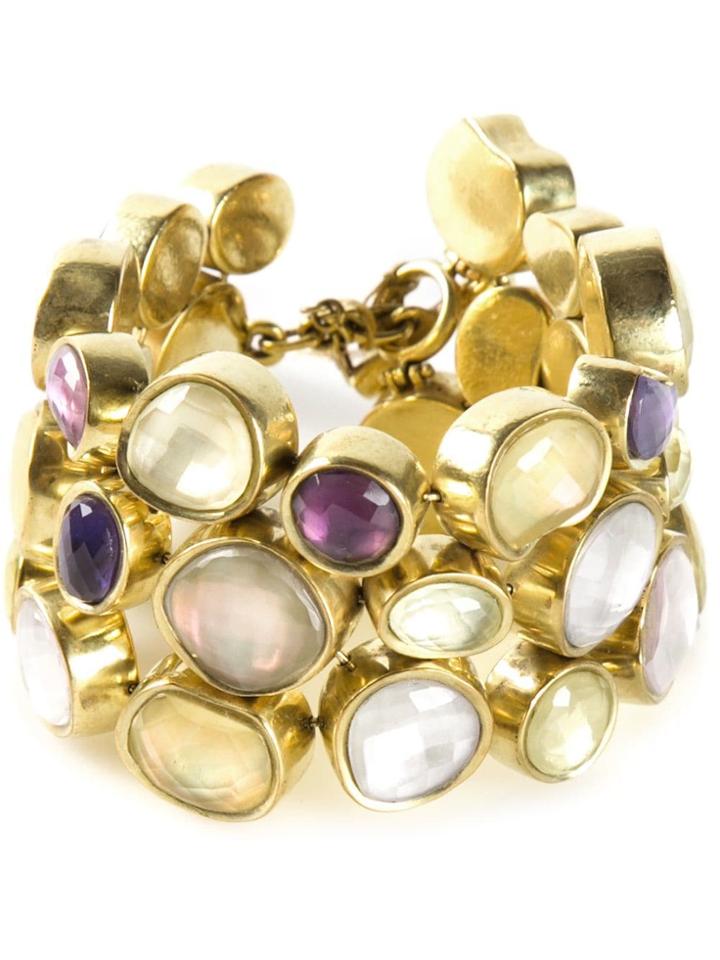 Vaubel Stone Pebble Bracelet - Pink