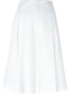 Joseph Broderie Anglaise Knee Shorts, Women's, Size: 38, White, Cotton