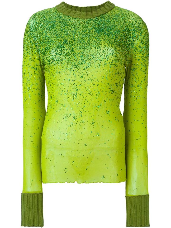 Jean Paul Gaultier Vintage Degradé Glitter Top