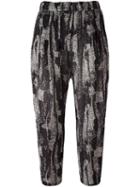 Damir Doma 'poe' Trousers, Women's, Size: Xs, Grey, Nylon/virgin Wool