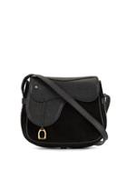 Gucci Pre-owned Saddle Cross Body Bag - Black
