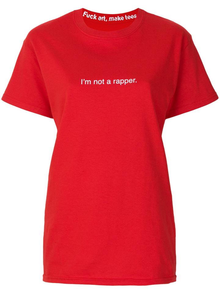 F.a.m.t. I'm Not A Rapper T-shirt - Red