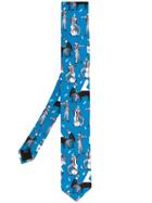 Dolce & Gabbana Jazz Club Print Tie - Blue