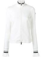 Moncler - Zip-front Jacket - Women - Polyamide/polyester/spandex/elastane - S, White, Polyamide/polyester/spandex/elastane
