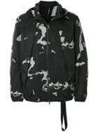 Blackbarrett Hooded Printed Jacket