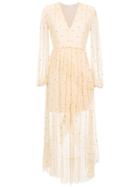 Nk Sheer Midi Dress - Nude & Neutrals