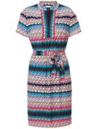 Trina Turk Geometric Print Belted Dress - Multicolour