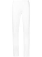 Jil Sander Navy Stretch Skinny Trousers - White