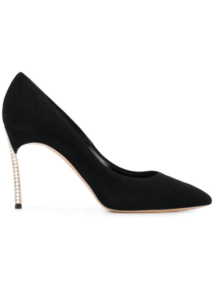 Casadei Blade Pearl Pumps - Black