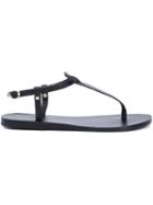 Ancient Greek Sandals Lito Sandals, Women's, Size: 37, Black, Leather