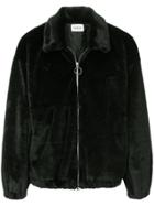 Monkey Time Short Teddy Jacket - Black