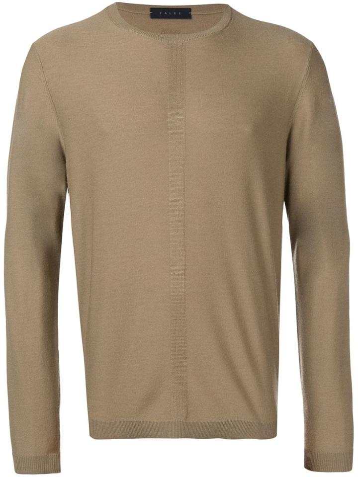 Falke Crew Neck Classic Jumper - Neutrals