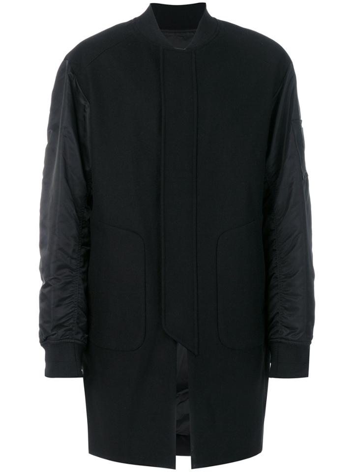 Juun.j Oversized Padded Coat - Black