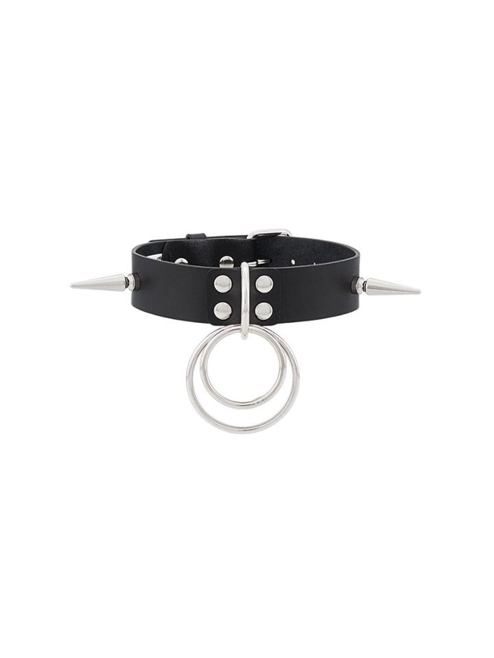Junya Watanabe Double Ring Choker - Black