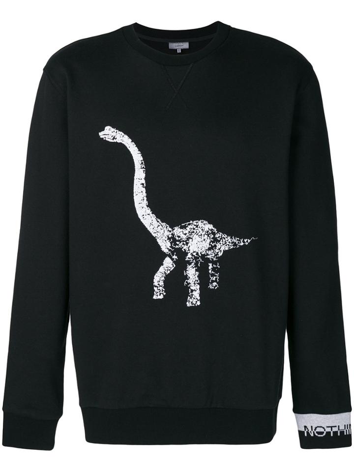 Lanvin Dinosaur Print Sweatshirt - Black