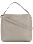 Furla Capriccio Shoulder Bag, Women's, Grey, Leather