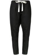 Bassike Slub Relaxed Pants, Women's, Size: 10, Black, Cotton/linen/flax