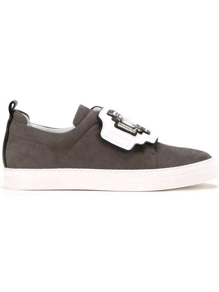 Pierre Hardy 'gem Slider' Sneakers - Grey