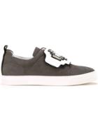 Pierre Hardy 'gem Slider' Sneakers - Grey