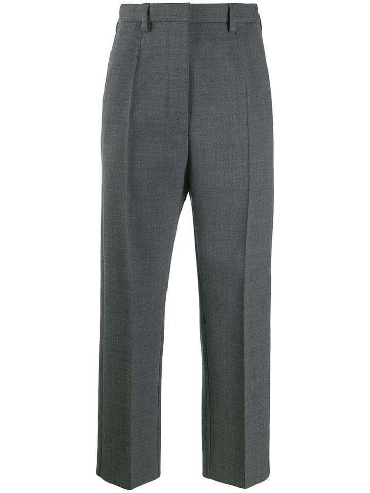 Mm6 Maison Margiela Straight Leg Trousers - Grey